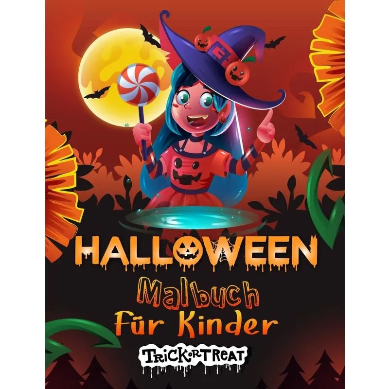 Halloween-Malbuch für Kinder