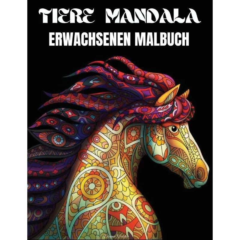 Tiere Mandala Erwachsenen Malbuch