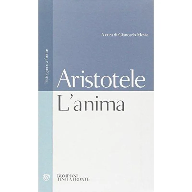 Anima Testo Greco A Fronte