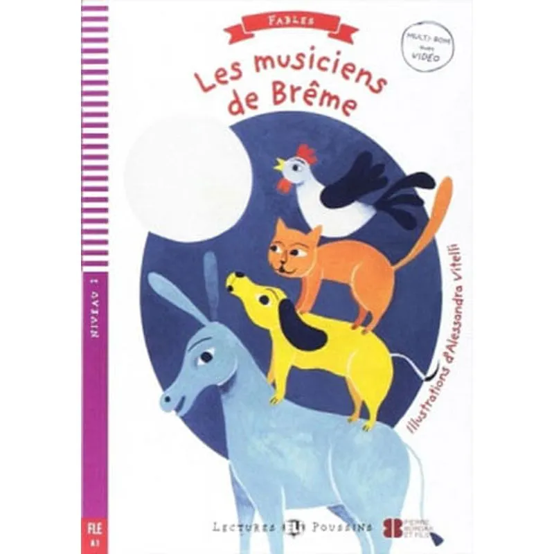 Les Musiciens De Breme - Niveau 2 - Livre Avec Video Multi-rom