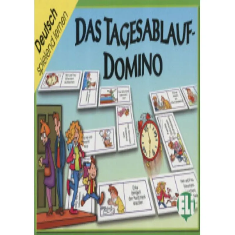 Das Tagesablauf-Domino - Deutsch Spielend Lernen