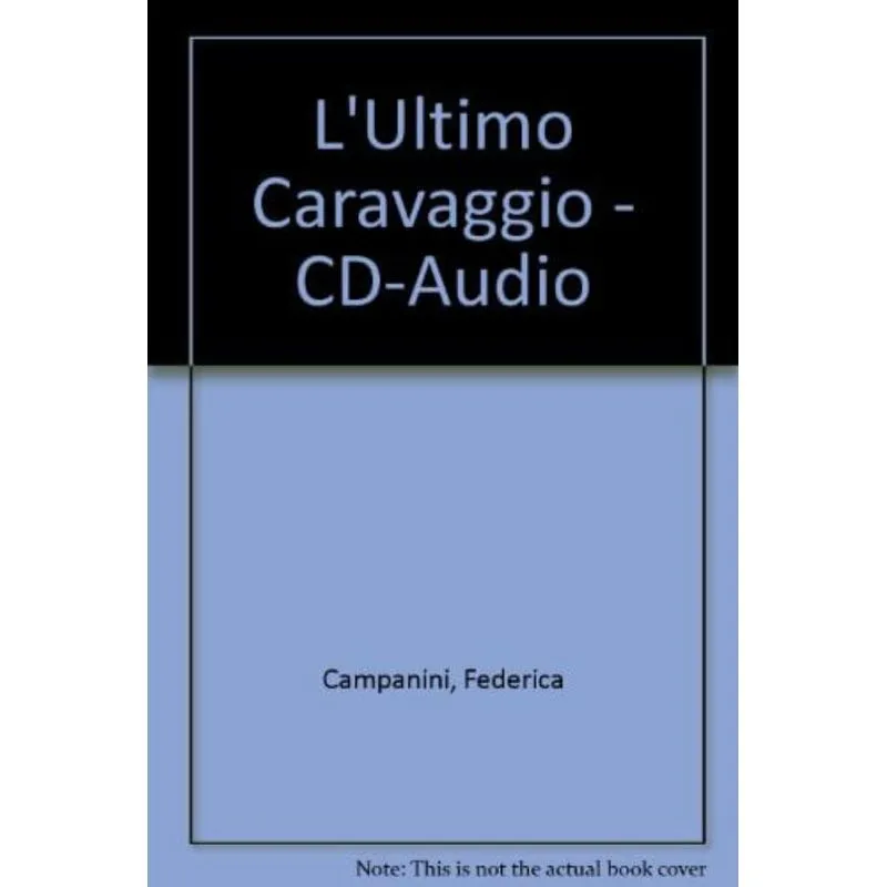 ULTIMO CARAVAGGIO, L' (CD-AUDIO)
