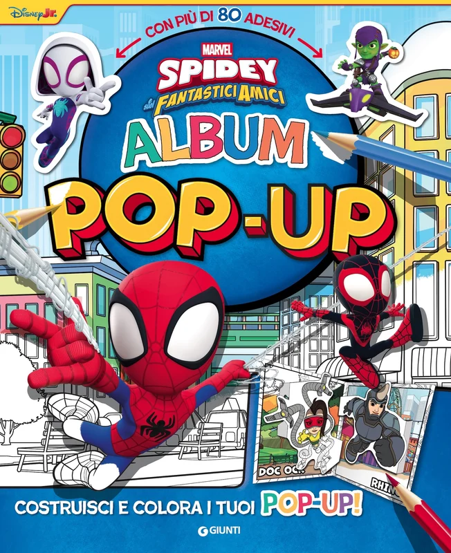 Spidey Album Pop-up. Con più di 80 adesivi