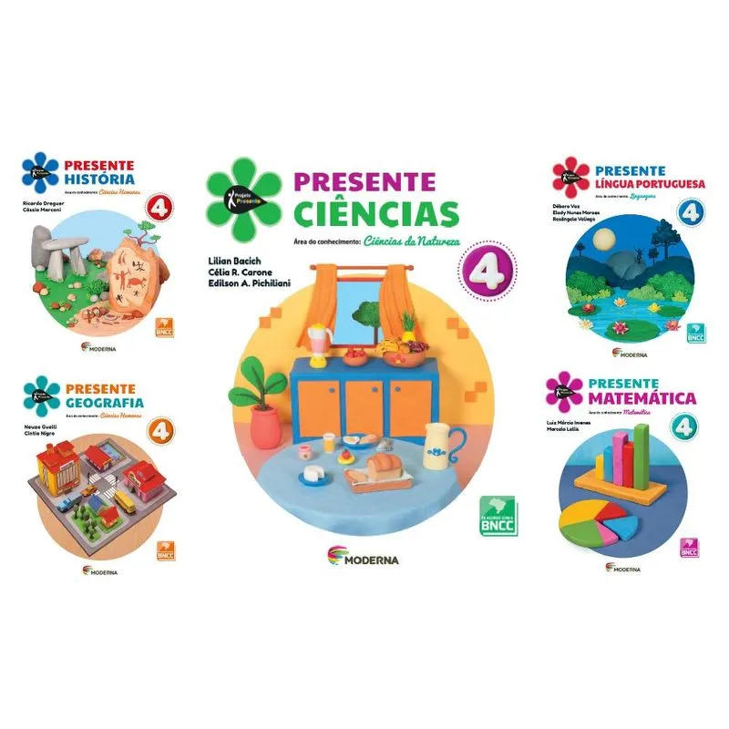Kit Livros Escolares: Col Presente Moderna - 4º Ano