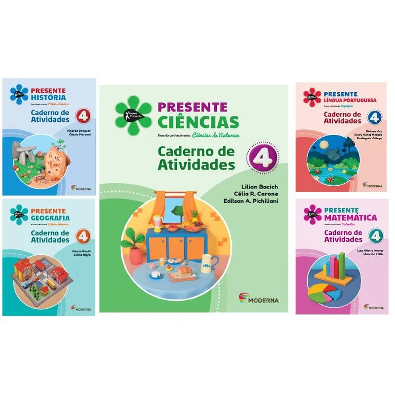 Kit Livros Escolares: Col Presente - 4º Ano-Serie (Somente Caderno)