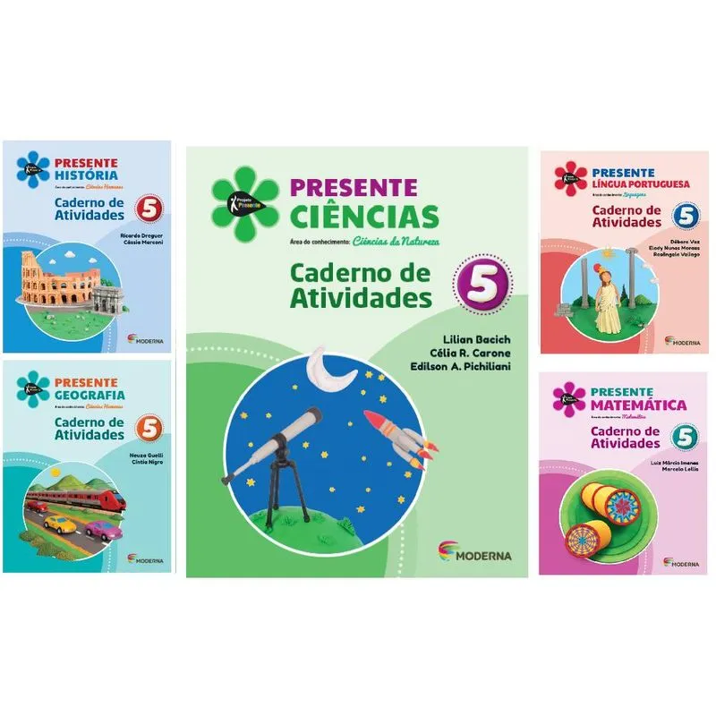 Kit Livros Escolares: Col Presente - 5º Ano-Serie (Somente Caderno)