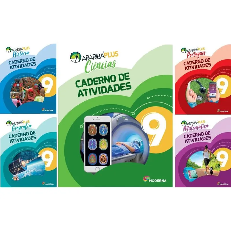 Kit Livros Escolares: Araribá Plus - 9º Ano-Série (Somente Caderno)