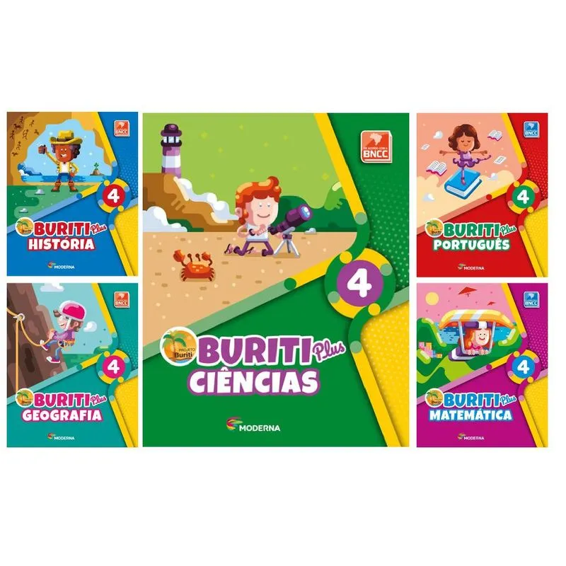 Kit Livros Escolares : Buriti Plus - 4º Ano-Serie
