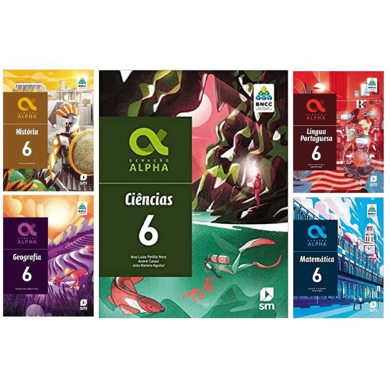Kit Livros Escolares: Col. Geração Alpha - 6º Ano-Série - Bncc