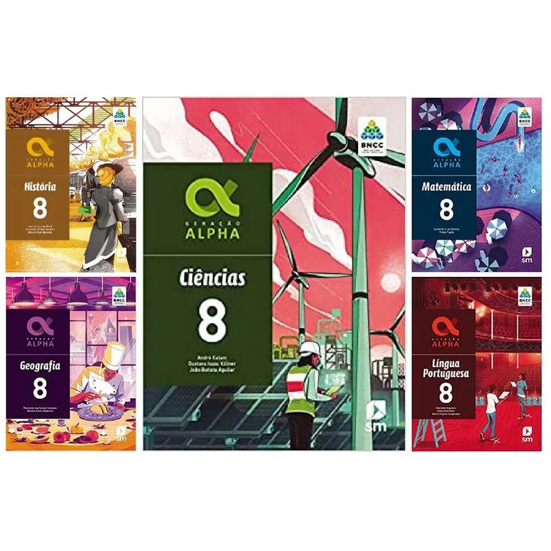 Kit Livros Escolares: Col. Geração Alpha - 8º Ano-Série - Bncc