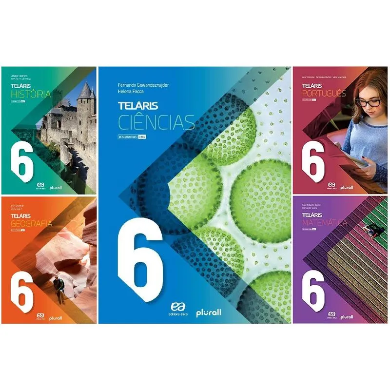 KIT LIVROS ESCOLARES: COL. TELáRIS - 6º ANO-SéRIE