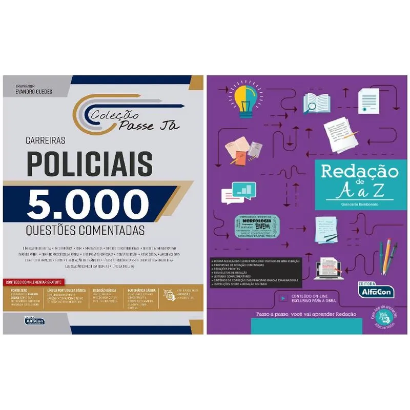 Kit 2: Livros Polícia Federal (pf)