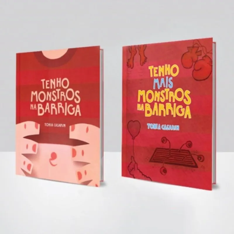 Kit Tenho Monstros Na Barriga + Tenho Mais Monstros Na Barriga (Tonia Casarin)