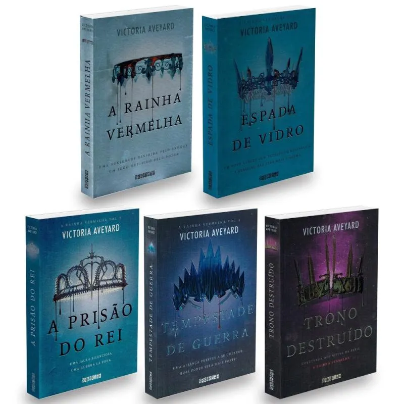 Kit A Rainha Vermelha - Coleção 5 Livros Victoria Aveyard