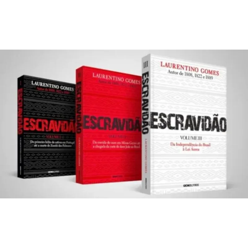Kit Escravidão - Laurentino Gomes (Coleção Completa)