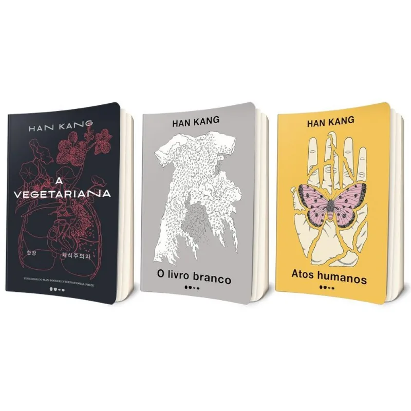 Vegetariana + Livro Branco + Atos Humanos (prêmio Nobel De Literatura 2024)
