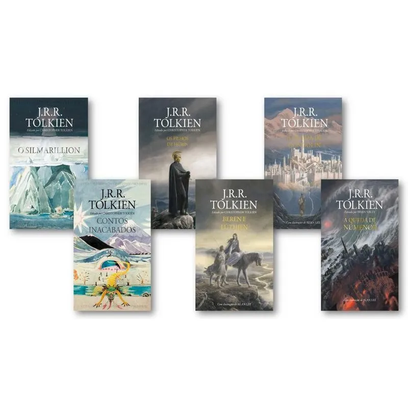 Kit O silmarillion + contos inacabados + filhos de hurin + beren E lúthien + A queda de gondolin