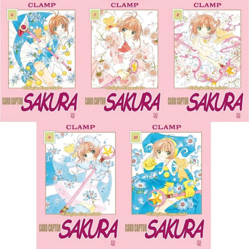 Card Captor Sakura Especial - Kit Volumes 06 A 10