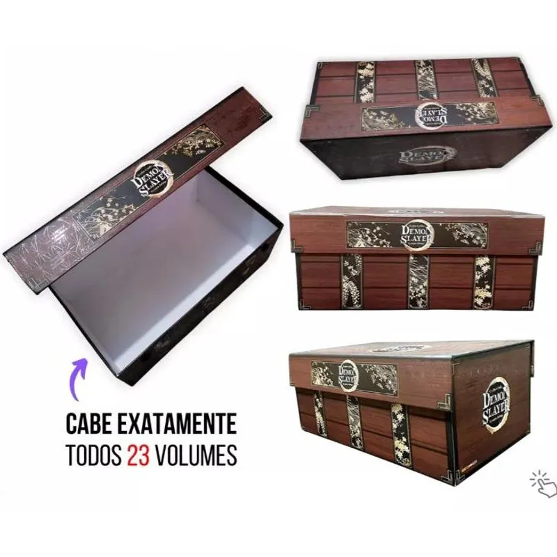 Caixa box demon slayer vazia