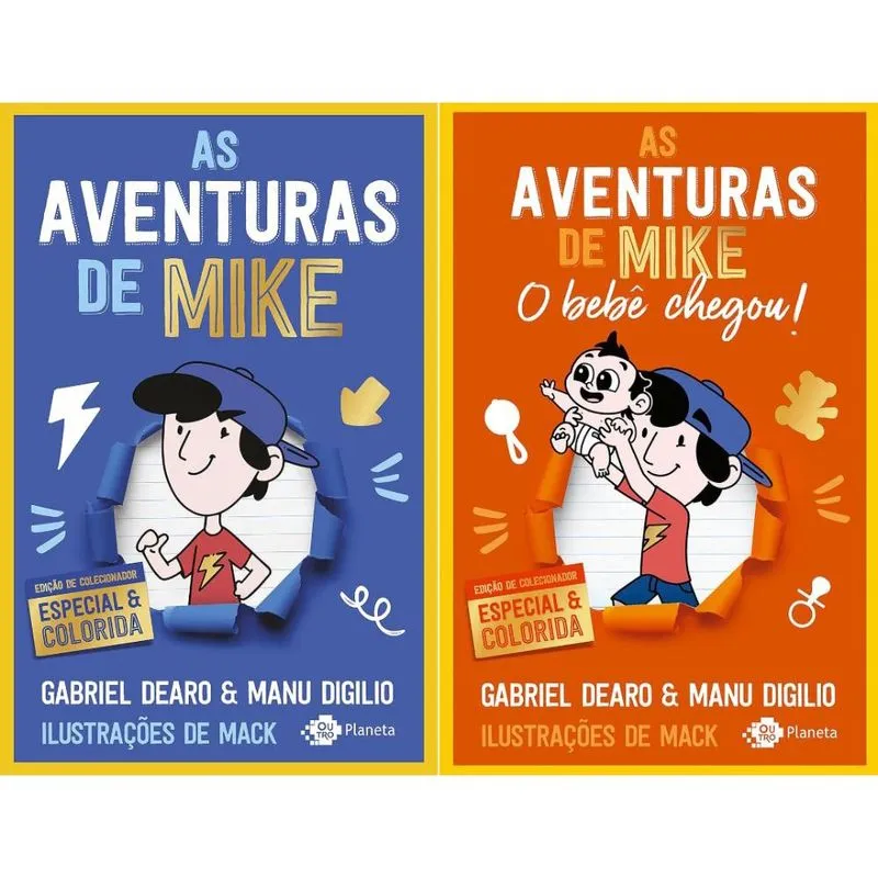 As aventuras de mike edição de colecionador: kit 2 volumes