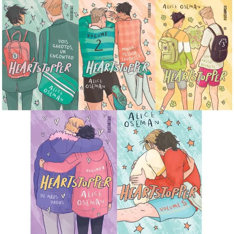 Heartstopper vol.: 1,2,3,4,5 kit pack