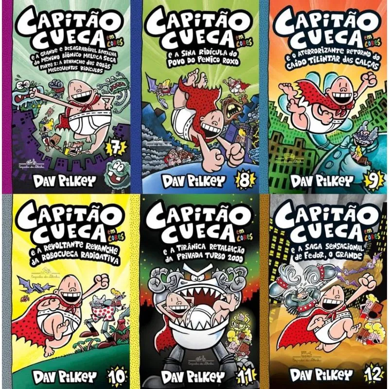 Capitão cueca vol: 7,8,9,10,11,12