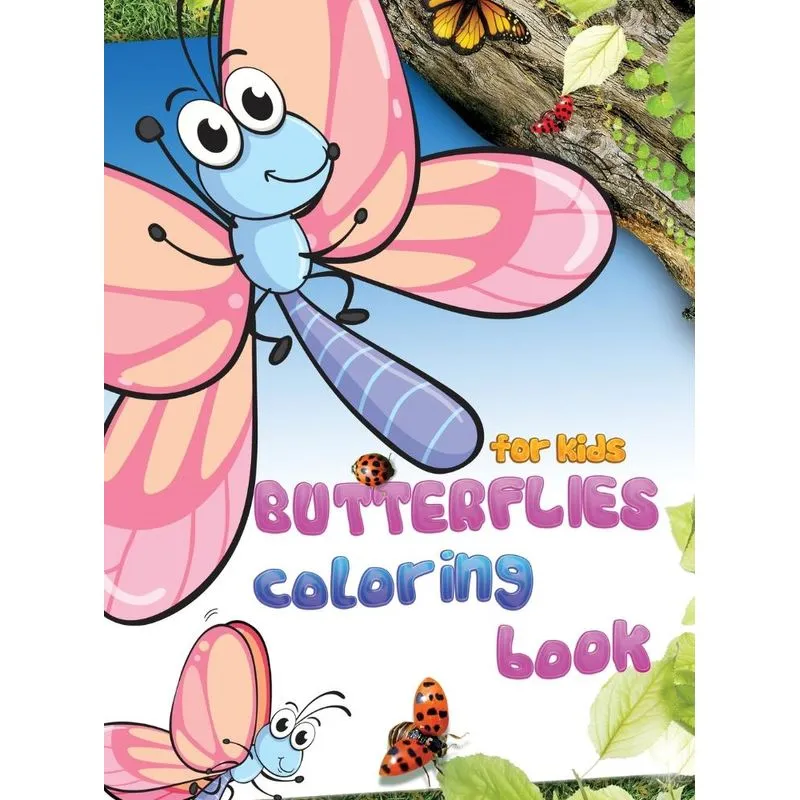 Butterflies coloring book