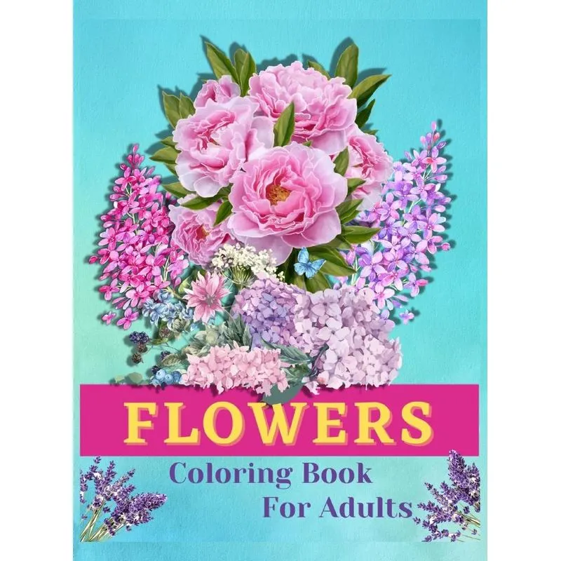 Flowers Coloring Book for Adults