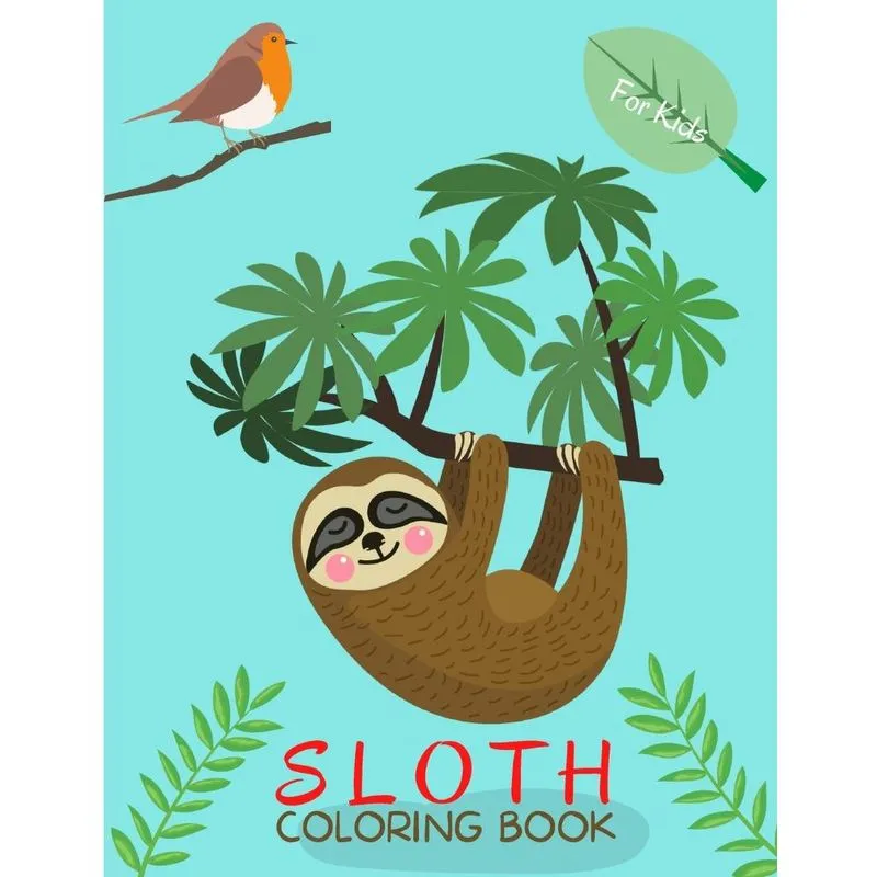 Sloth Coloring Book