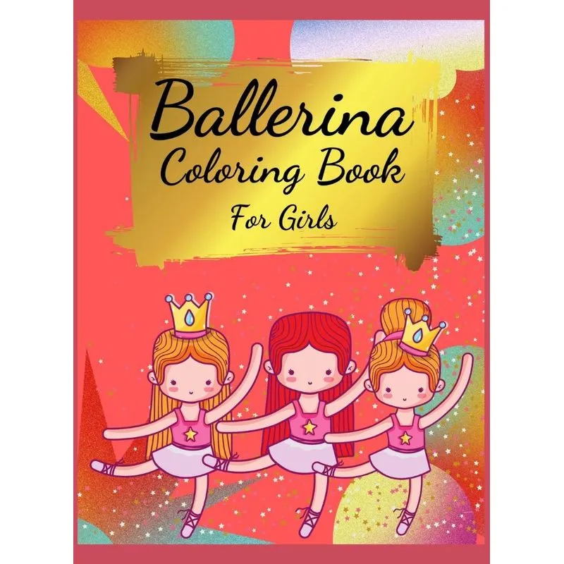 Ballerina Coloring Book For Girls