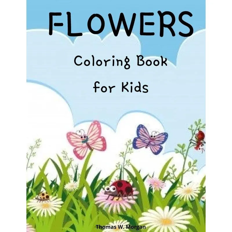 Flowers Coloring Book for Kids