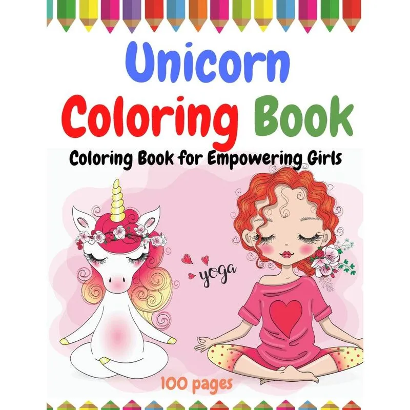 Unicorns Coloring Book