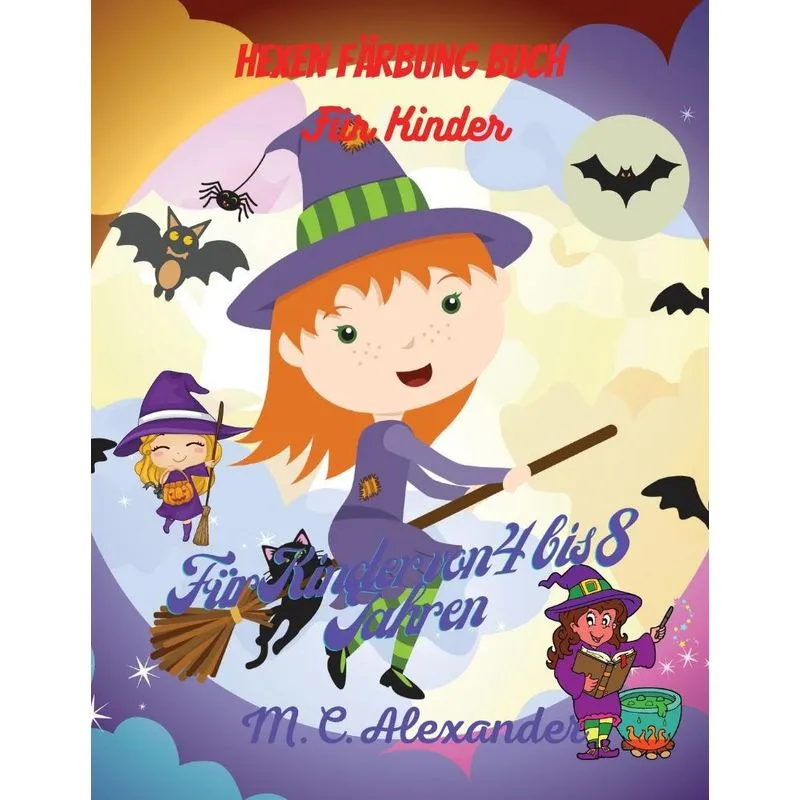 Hexen-Malbuch für Kinder