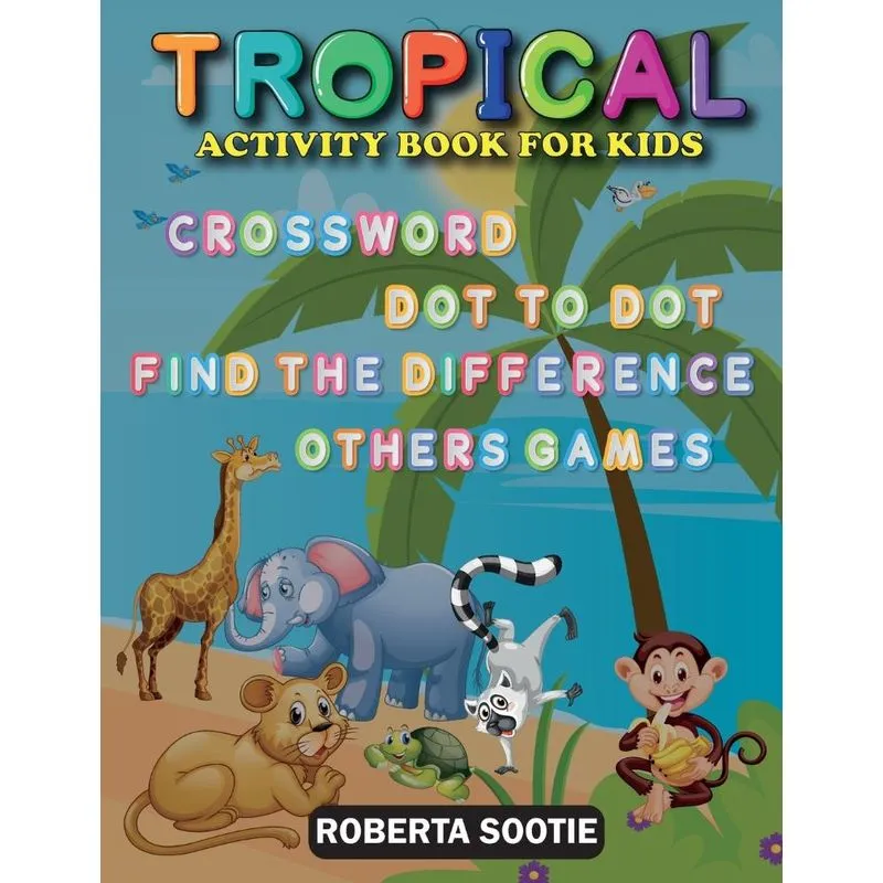 Tropical Activity Book for Kids