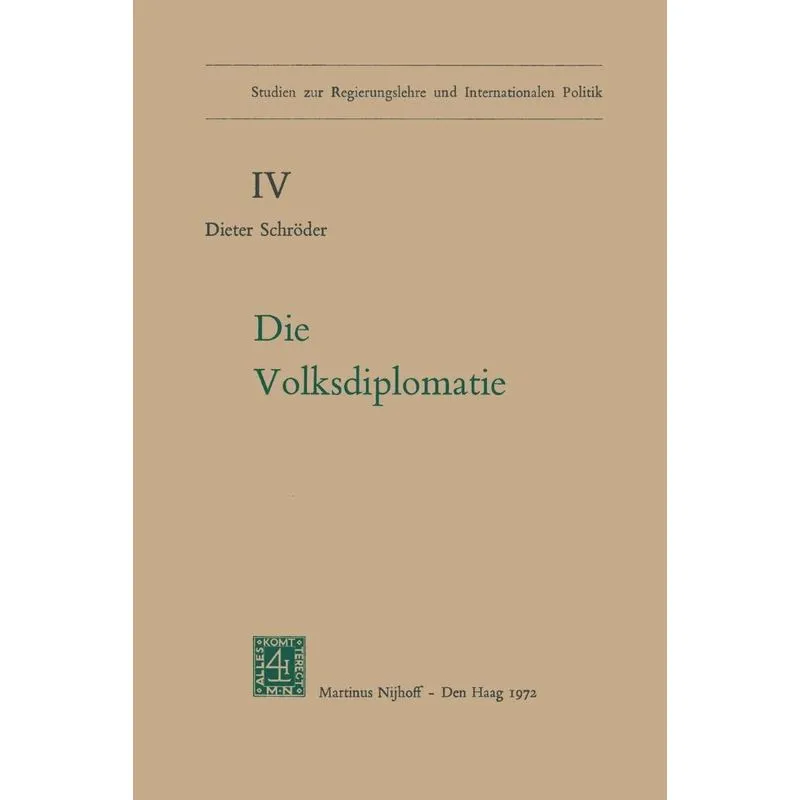 Die Volksdiplomatie