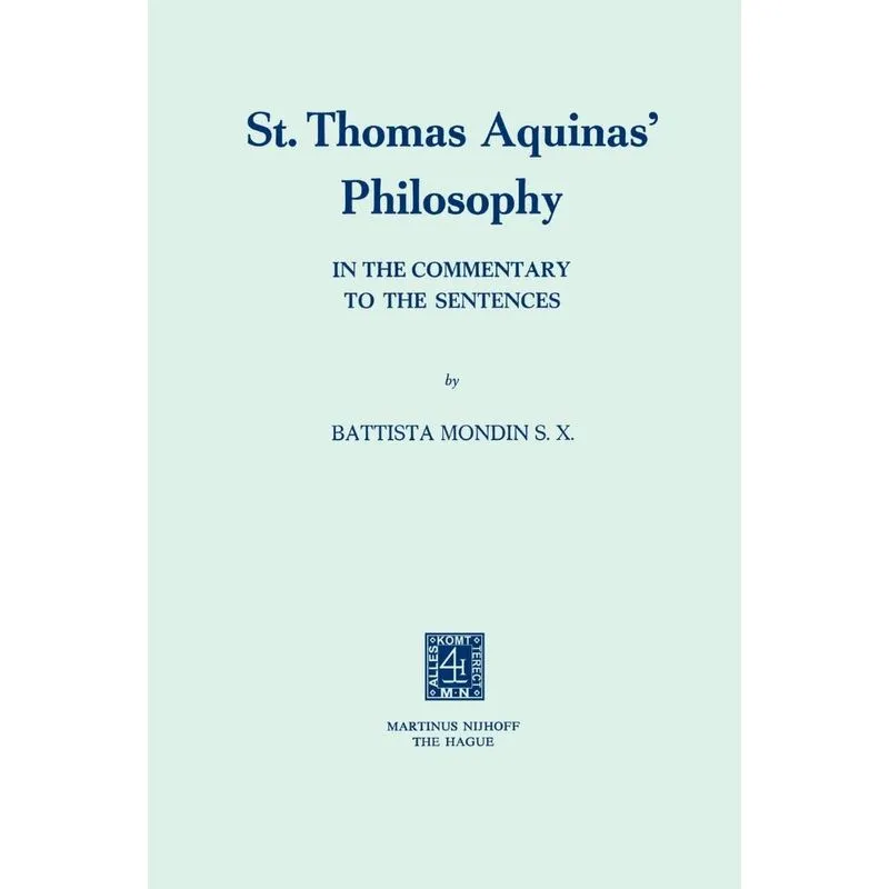 St. Thomas Aquinas Philosophy