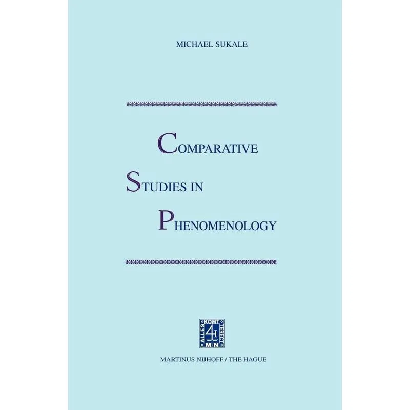 Comparative Studies in Phenomenology