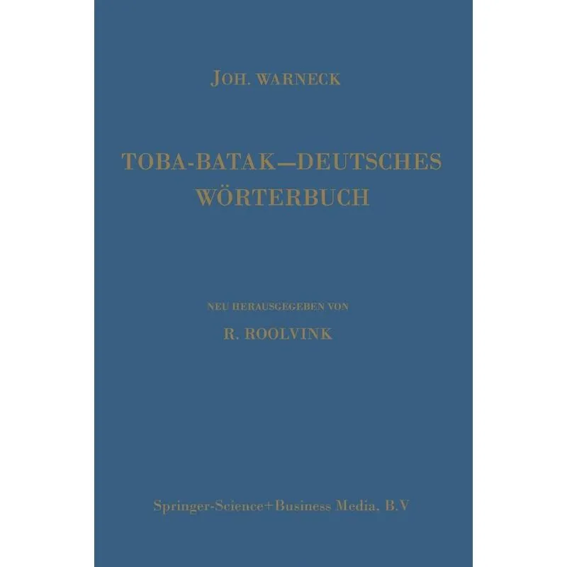Toba-Batak-Deutsches Wörterbuch