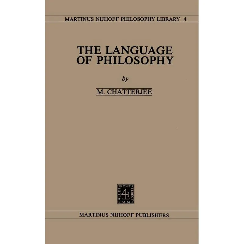 The Language of Philosophy