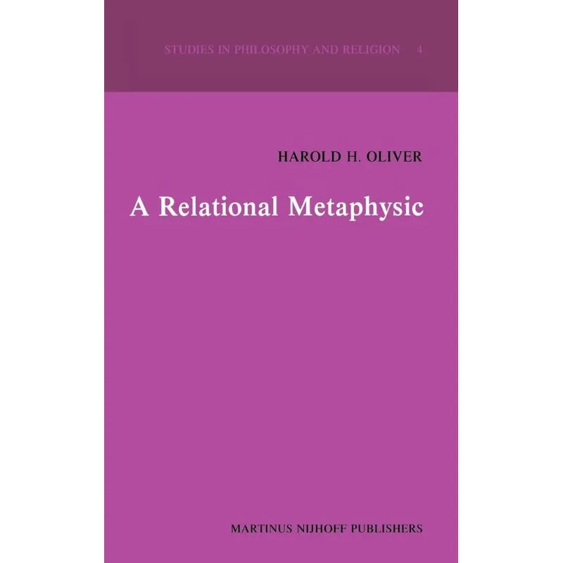 A Relational Metaphysic