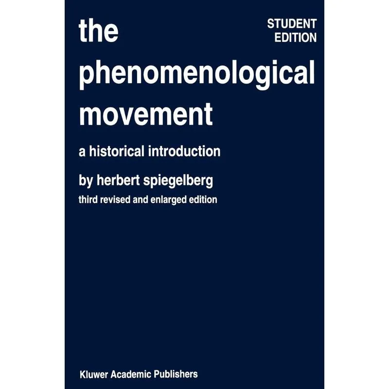 The Phenomenological Movement