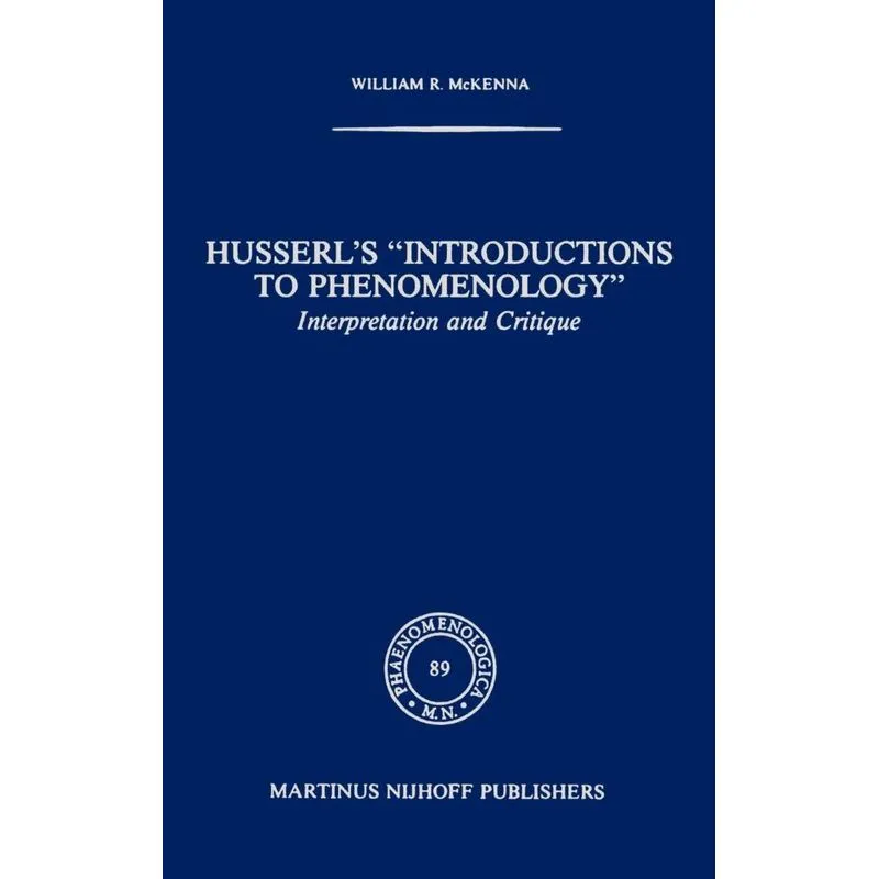 Husserls Introductions to Phenomenology