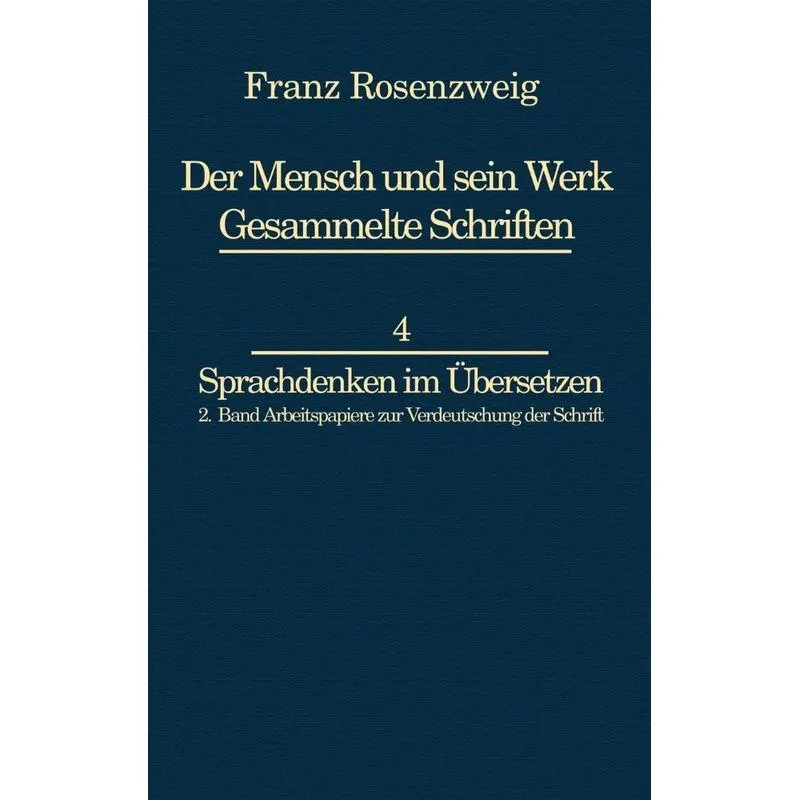 Franz Rosenzweig Sprachdenken