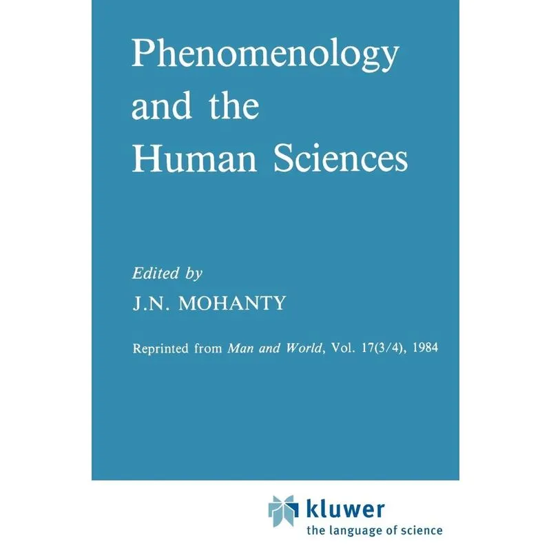 Phenomenology and the Human Sciences