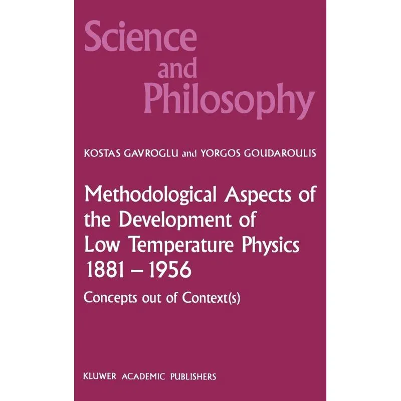 Methodological Aspects of the Development of Low Temperatur