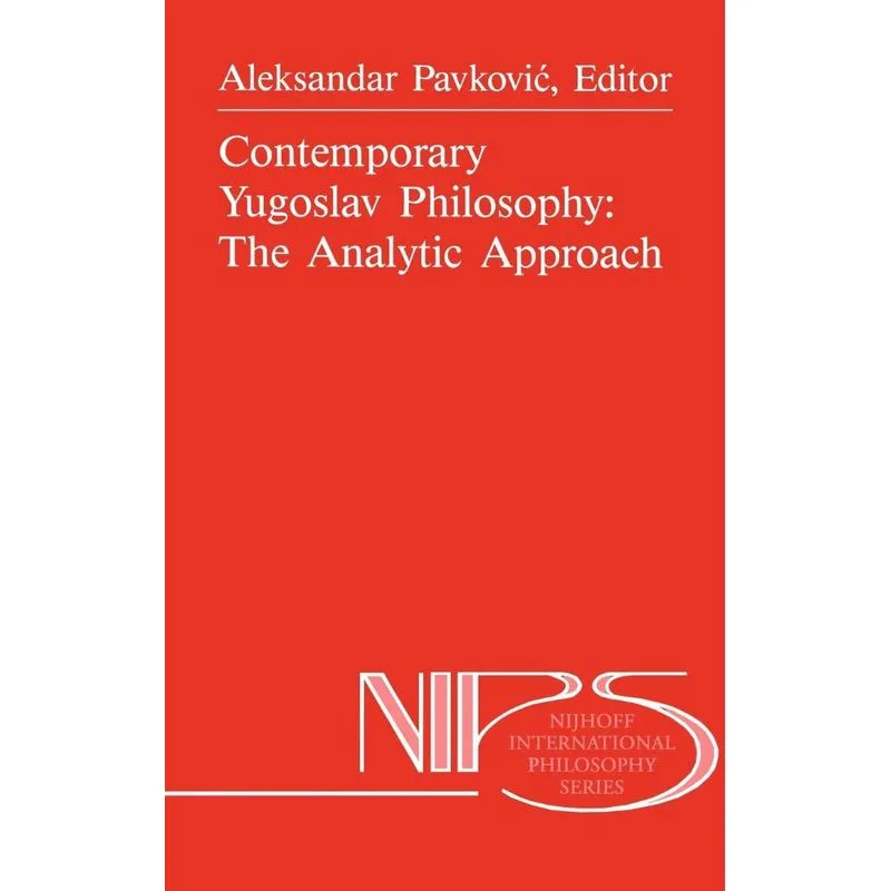 Contemporary Yugoslav Philosophy