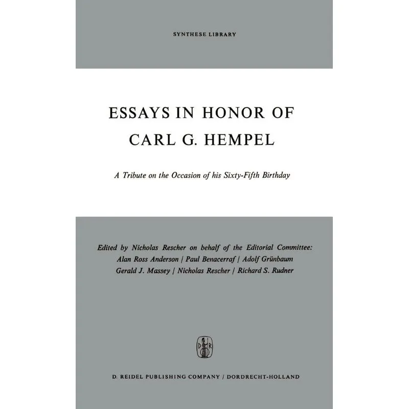 Essays in Honor of Carl G. Hempel