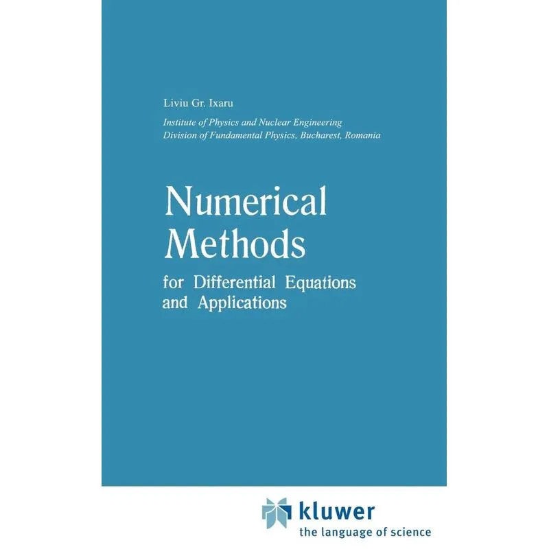 Numerical Methods for Differential Equations and Applicatio