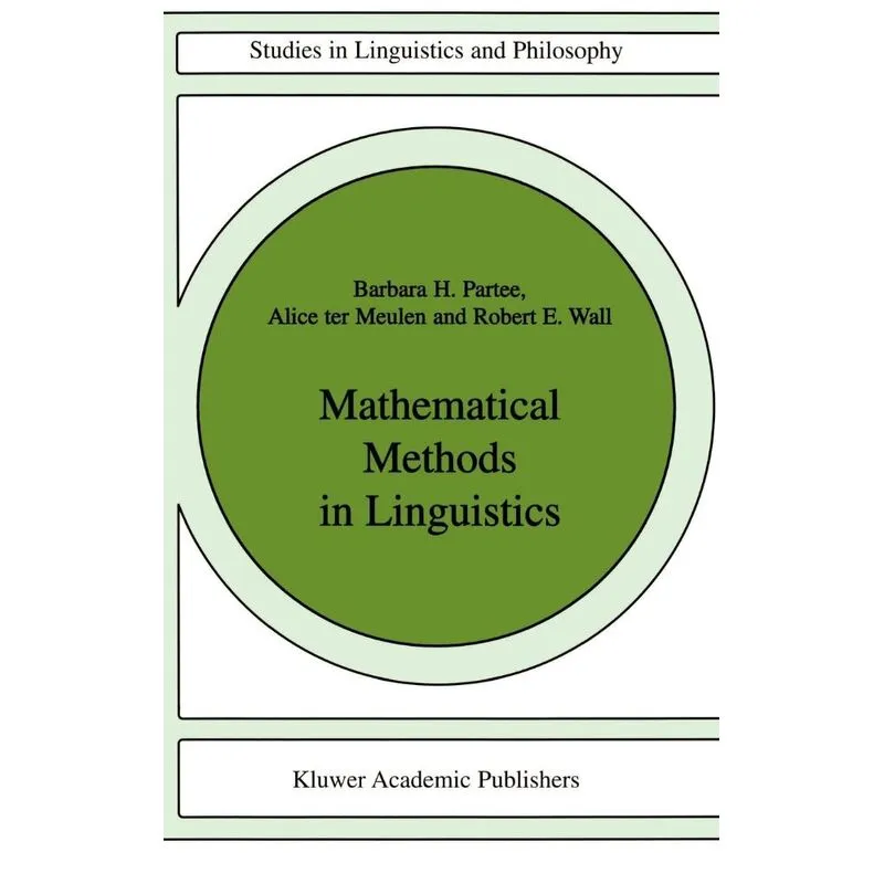 Mathematical Methods in Linguistics