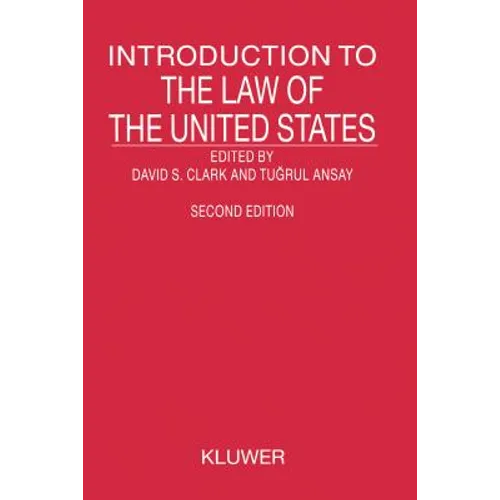 Introduction to the Law of the United States - Paperback